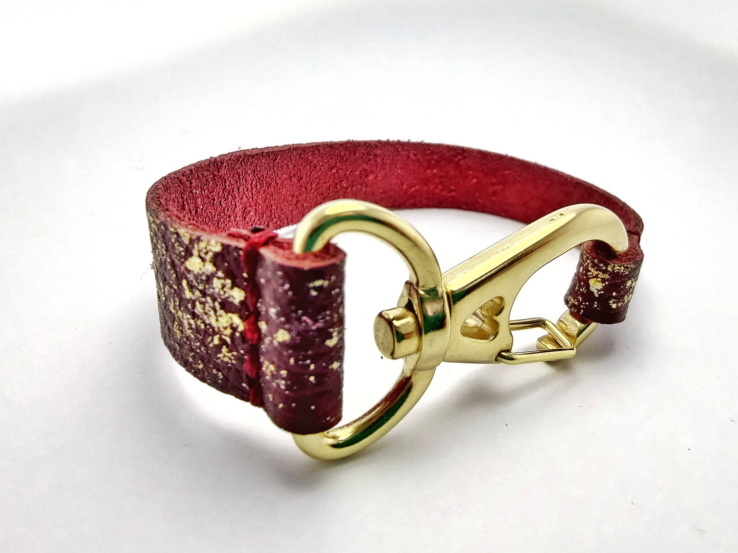 Red and gold color bracelet