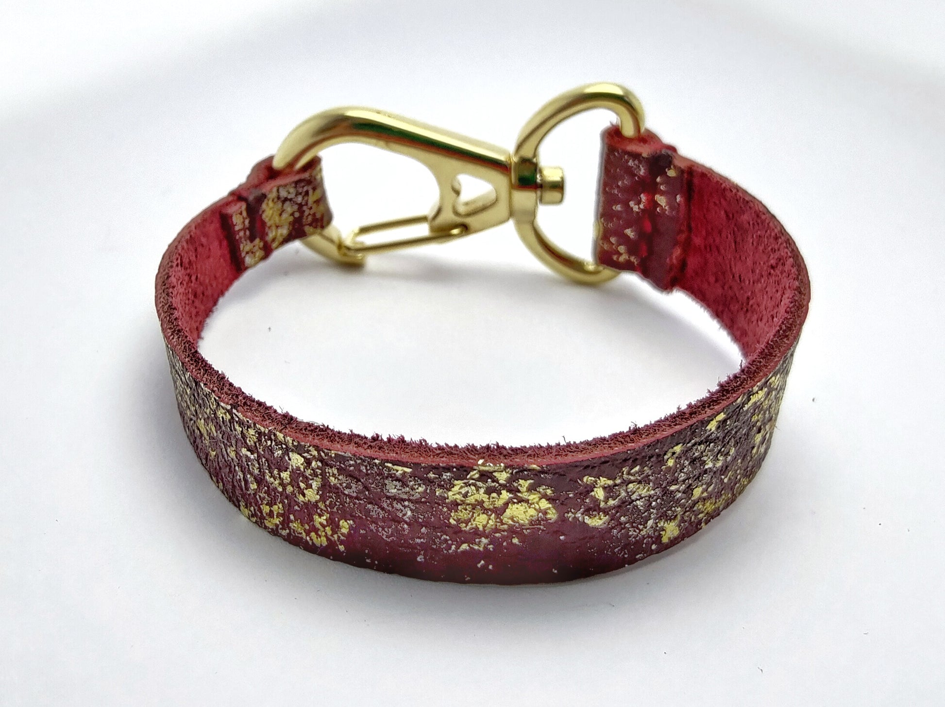 Red and gold color bracelet