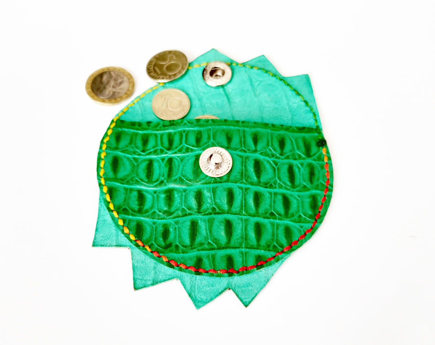 Dinosaur-shaped coin purse